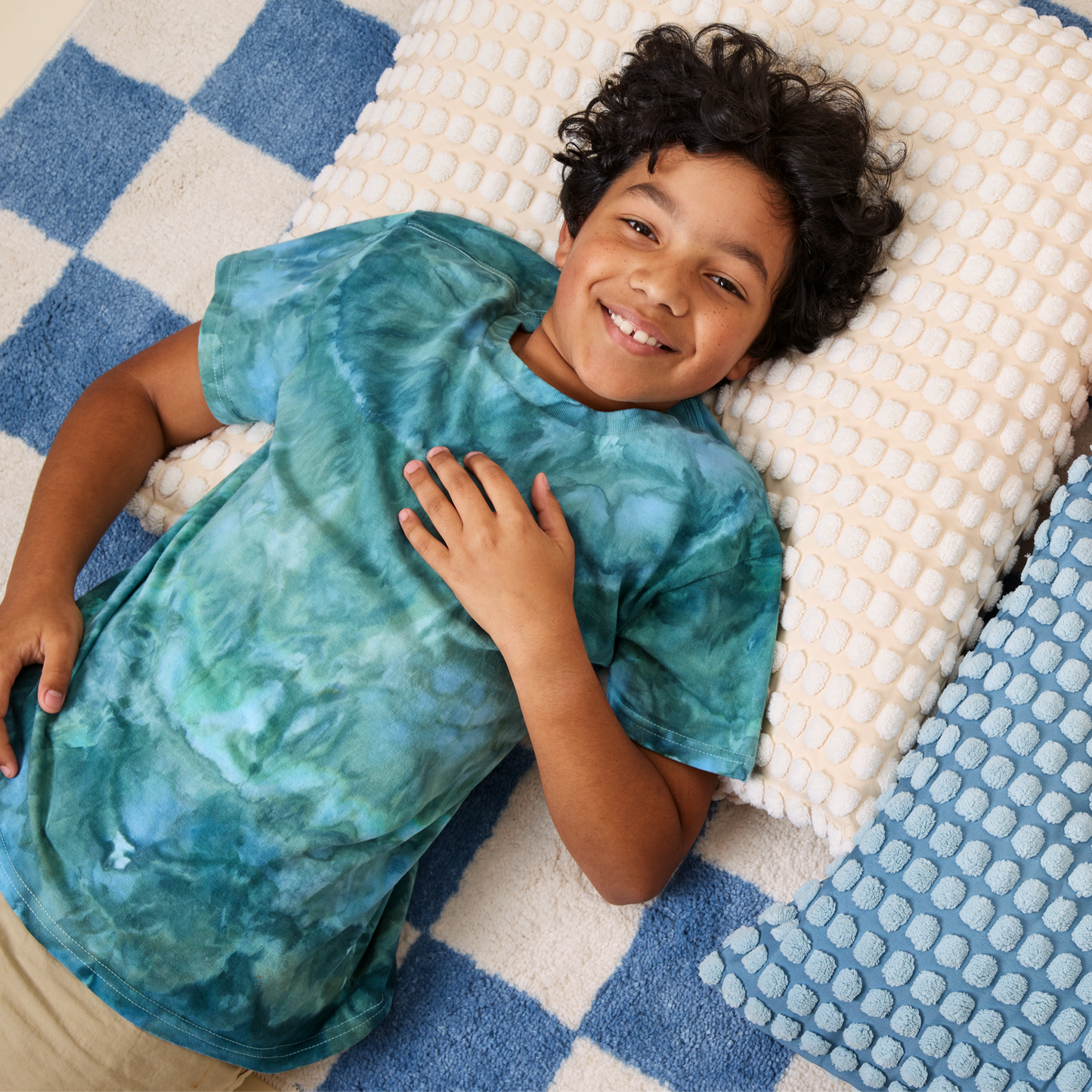 Ice-Dyed Kid T-Shirts