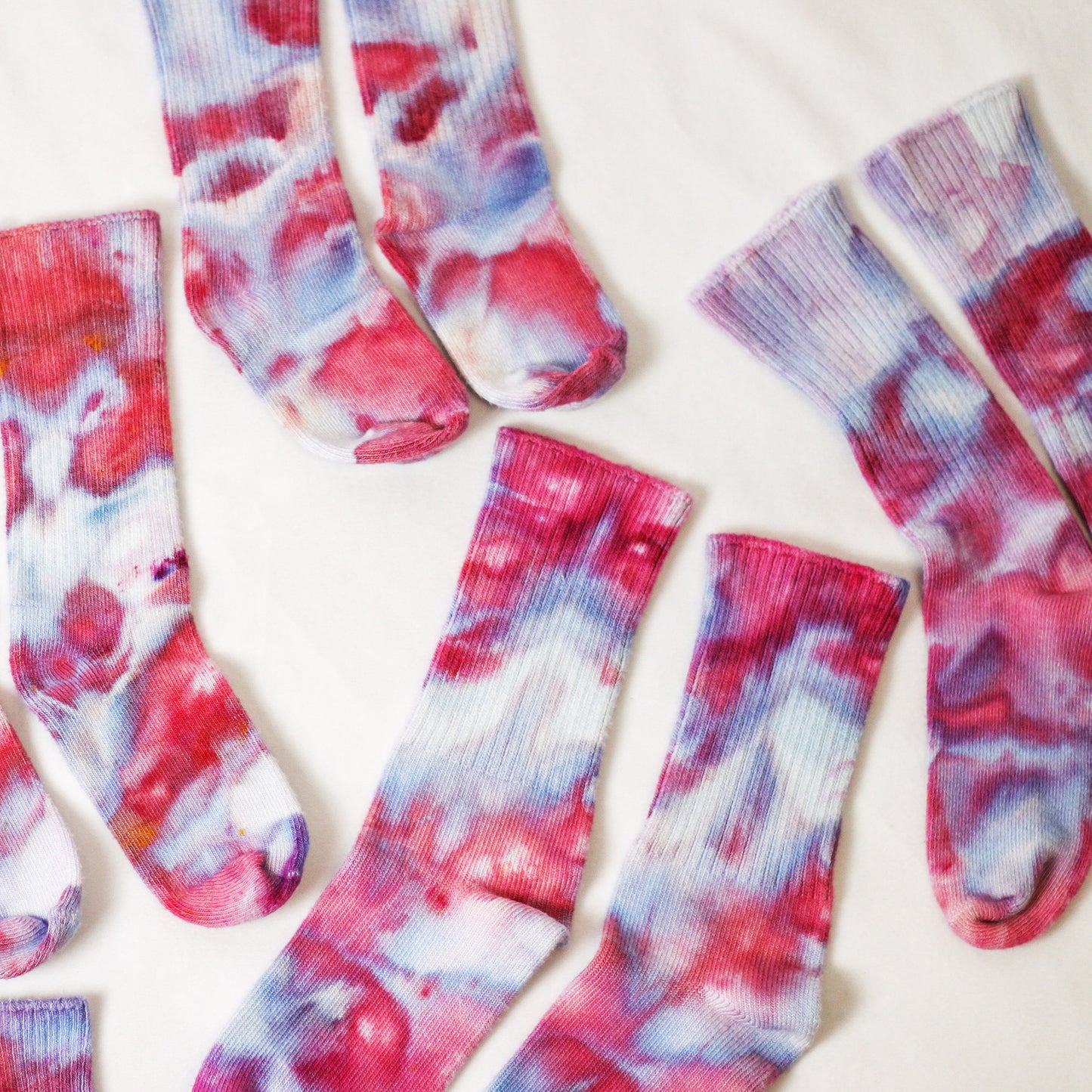 Ice-Dyed Toddler & Kid Socks