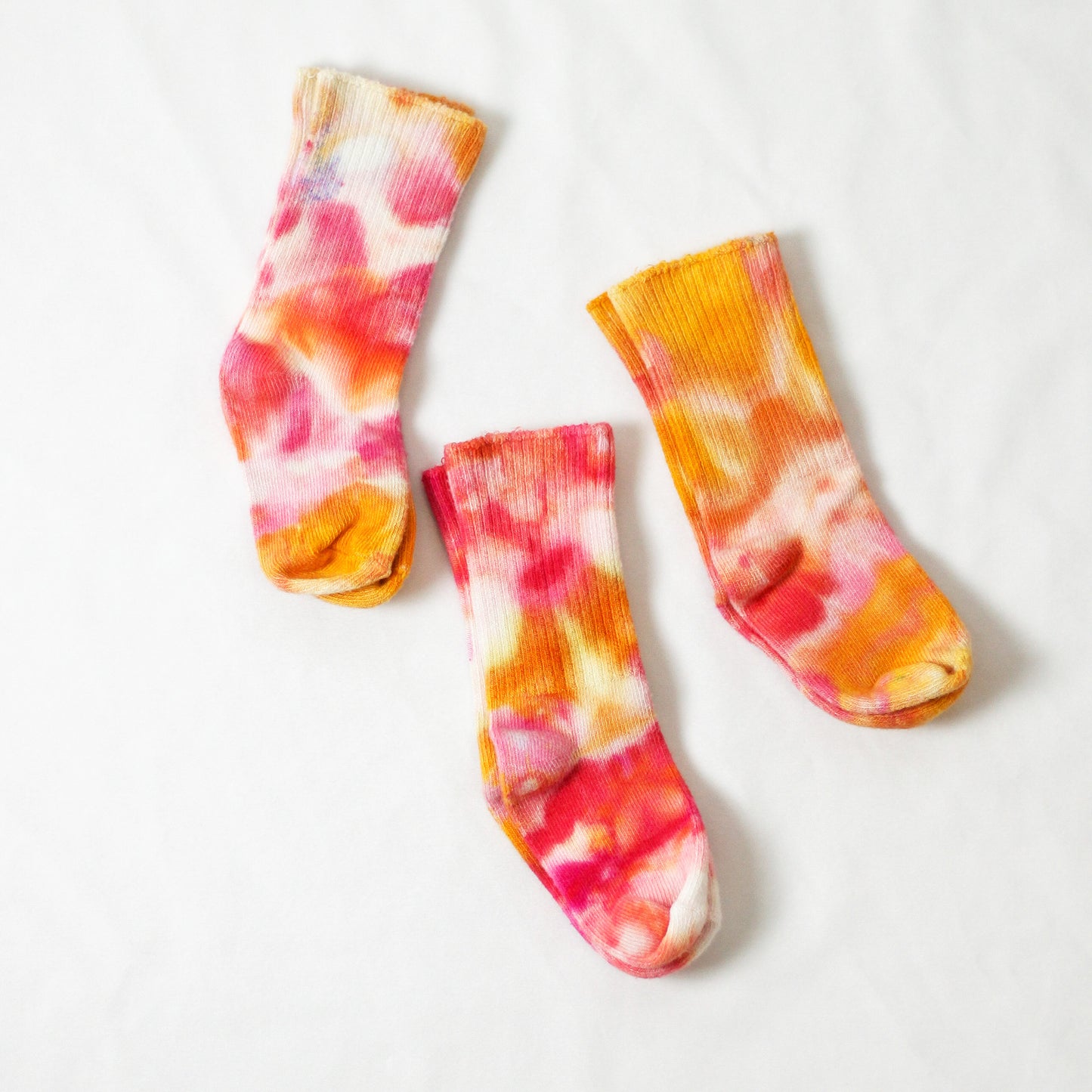 Ice-Dyed Toddler & Kid Socks