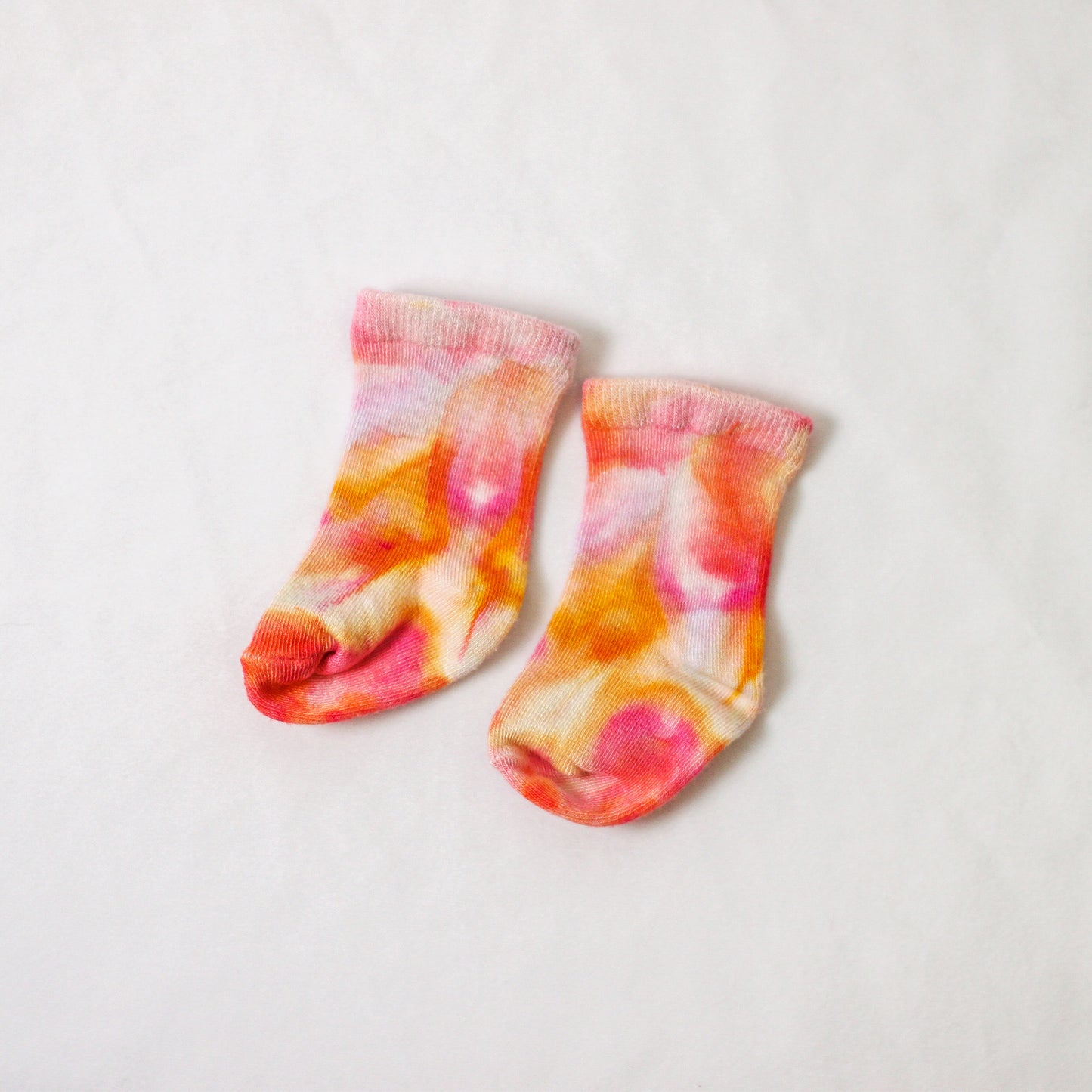 Ice-Dyed Baby Socks