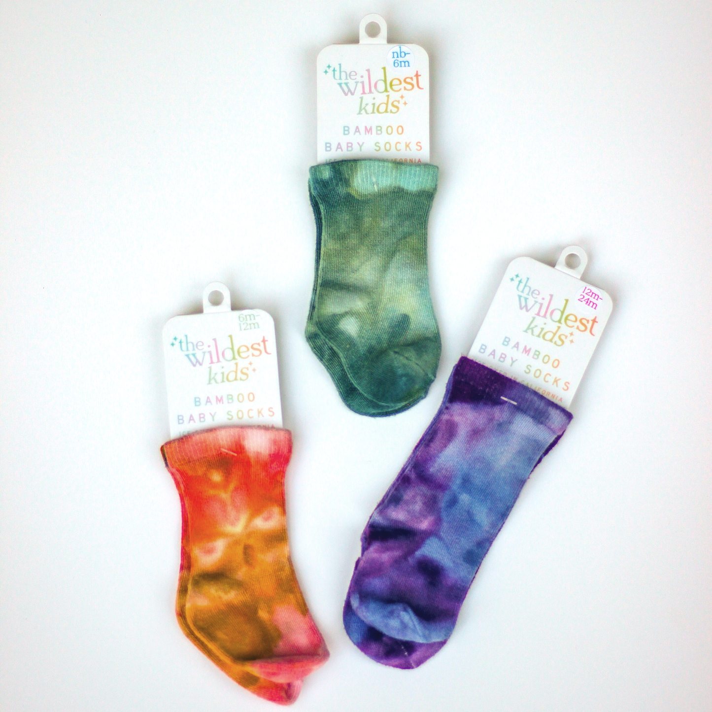 Ice-Dyed Baby Socks